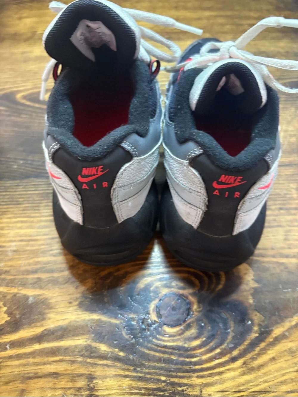 Black Nike air max sneakers size 1.5Y